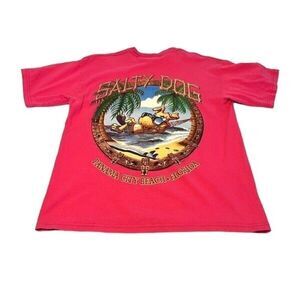 Salty Dog Panama City FL Pink Youth XL Destination Tourist Shirt